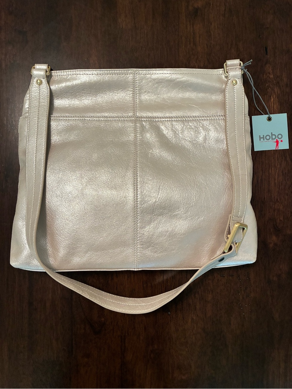 HOBO Ivory FROST LORNA Style Leather Shoulder Bag